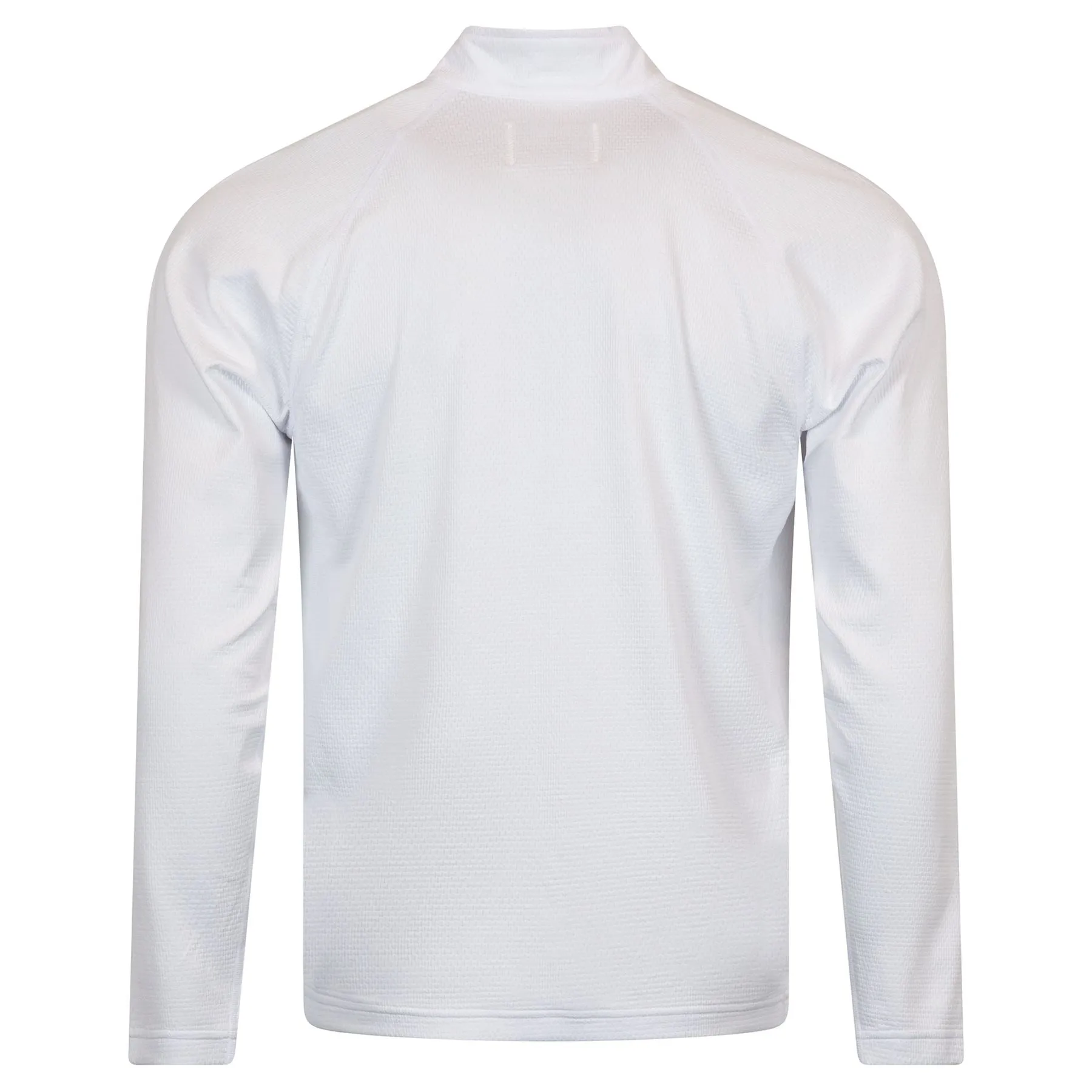 Solotex Mesh Tiebreak Quarter Zip Mid Layer White - AW24