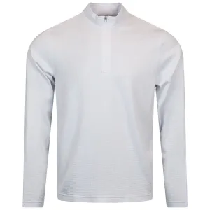 Solotex Mesh Tiebreak Quarter Zip Mid Layer White - AW24