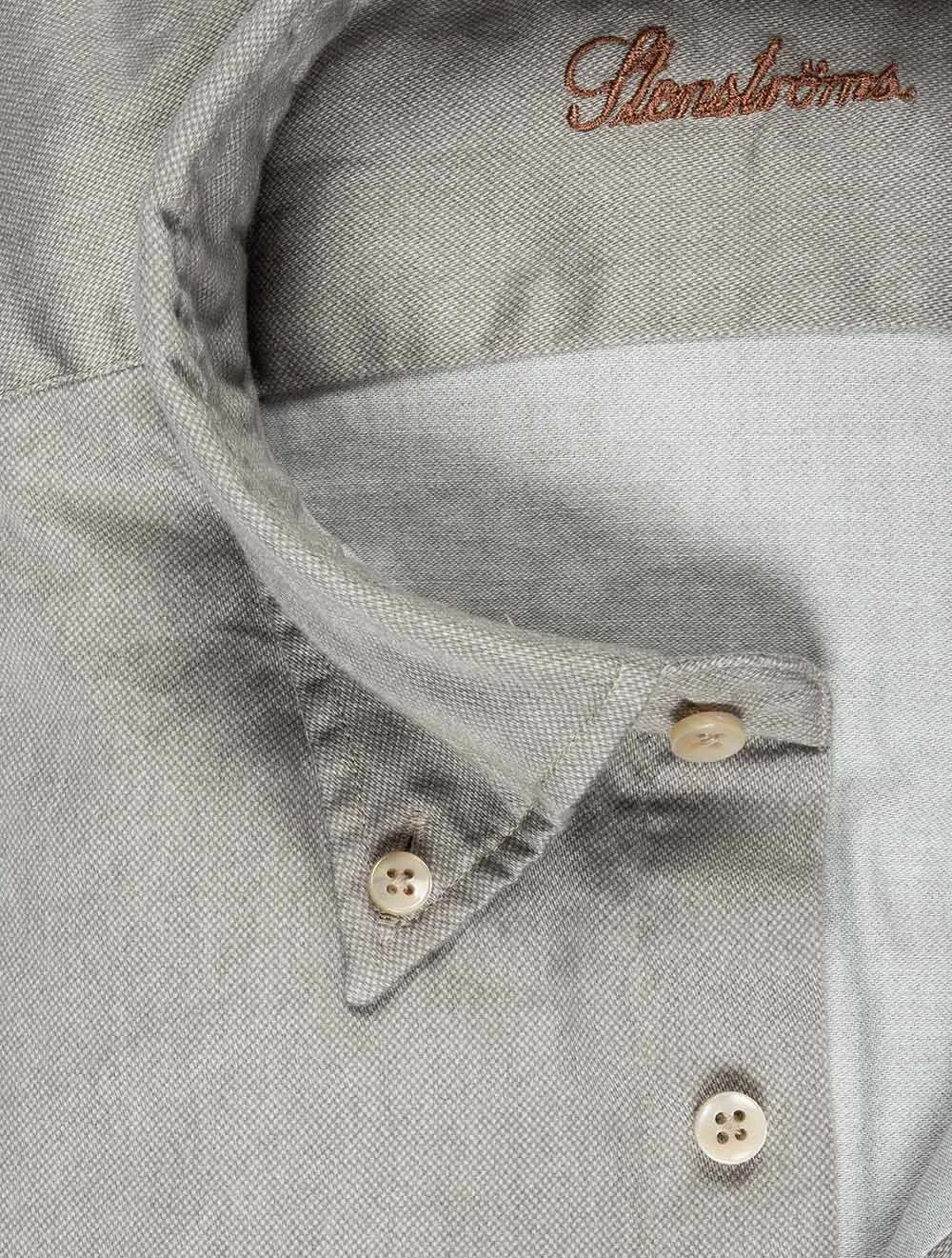 Sport Casual Fitted Shirt Mid Grey Melange