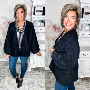 There's No Other Plush Cardigan - Black