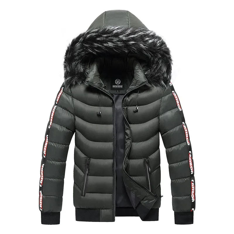 Warm Fleece Winter Parkas Quilted Jacket Coat, Puffer Thermal Clothing Oversize Streetwear