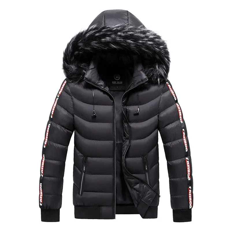 Warm Fleece Winter Parkas Quilted Jacket Coat, Puffer Thermal Clothing Oversize Streetwear