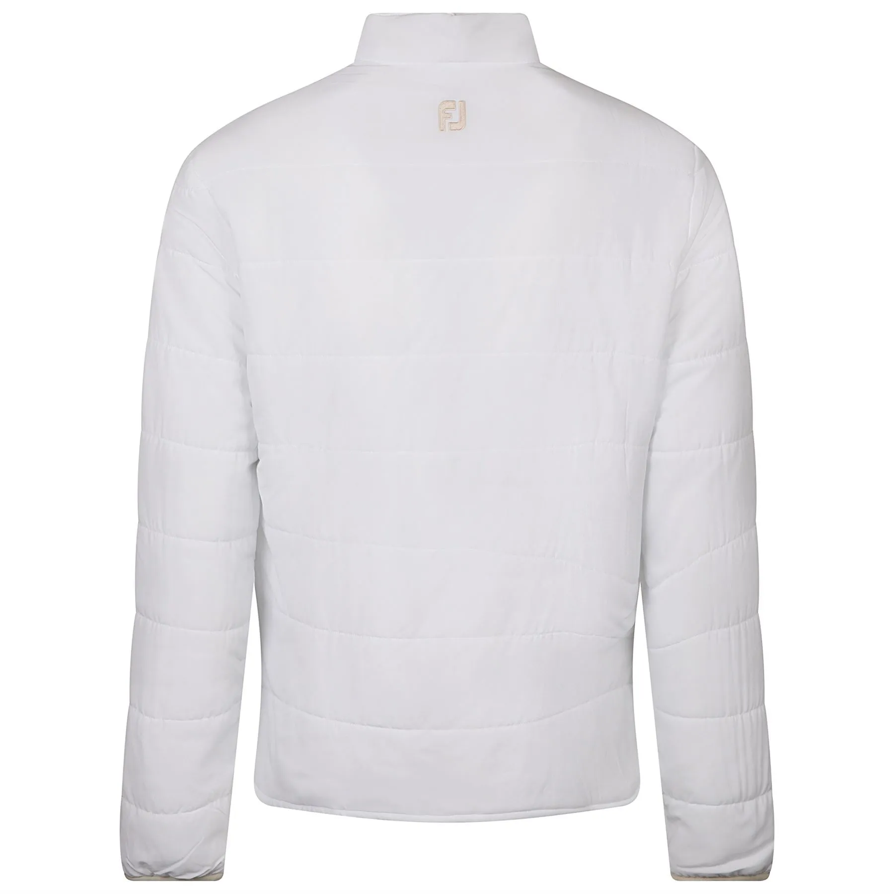 Womens Insulated Half Zip White - AW24