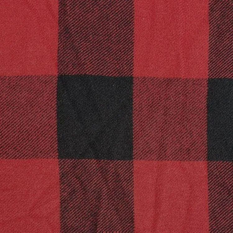 Wool -54"- Red Large Check