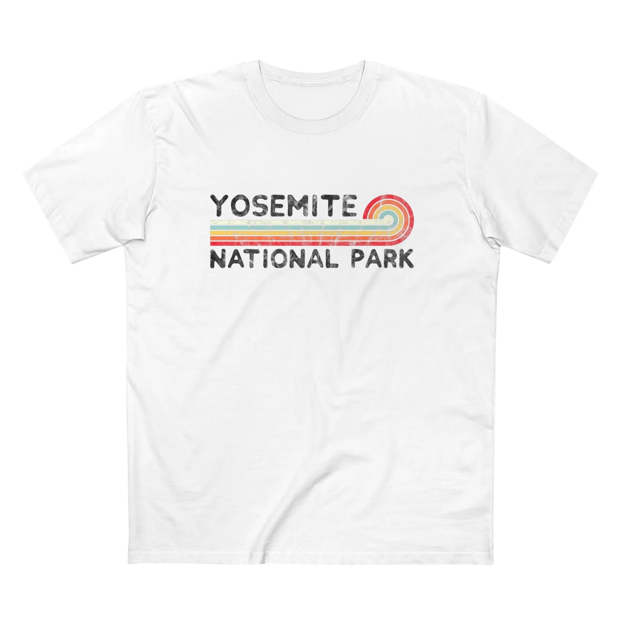 Yosemite National Park T-Shirt - Vintage Stretched Sunrise