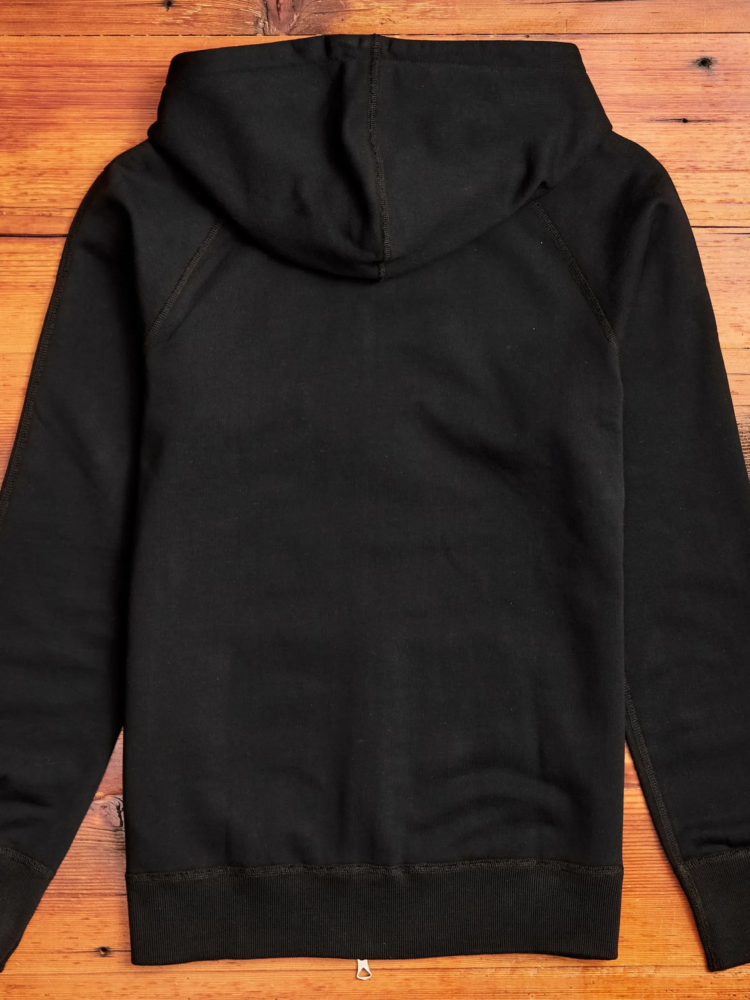 Zip Hoodie in Black